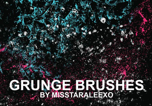 high resolution grunge brushes