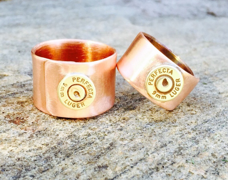bullet couple rings design