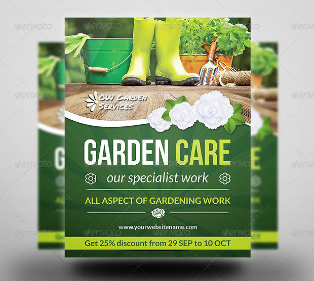 garden service flyer
