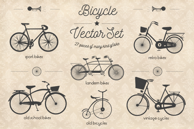 vector bicycle set
