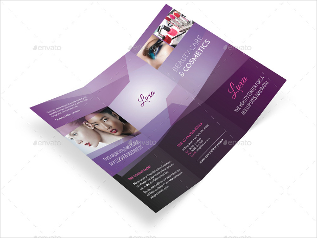 Cosmetics Trifold Brochure