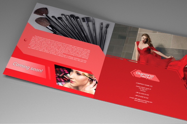 Makeup Artist Tri Fold Brochure