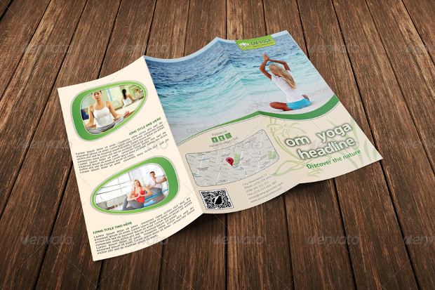 Printable Yoga Brochure design