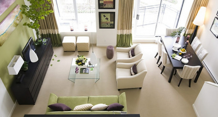 17+ Living Room Dining Room Combo Designs, Ideas | Design Trends