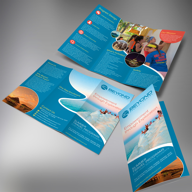Student Travel Trifold Brochure