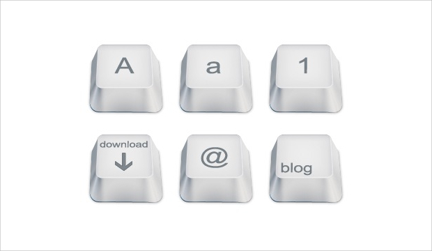 keyboard keys icons
