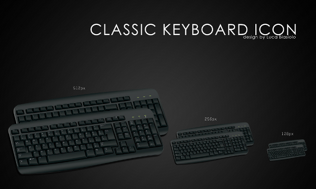 classic keyboard icon