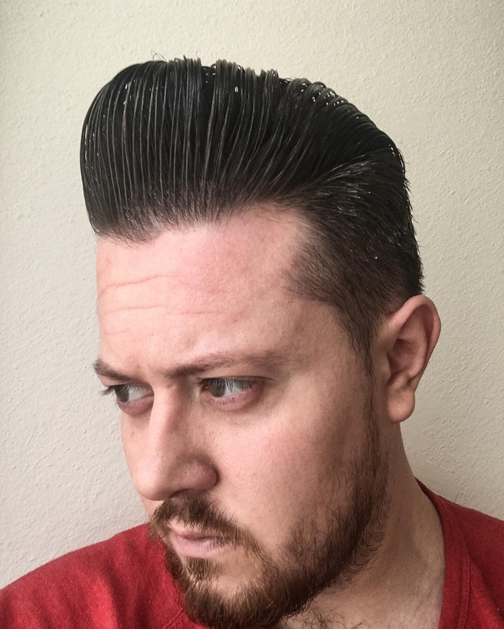 cool combover hairstyle idea