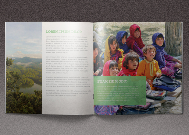 church mission charity brochure