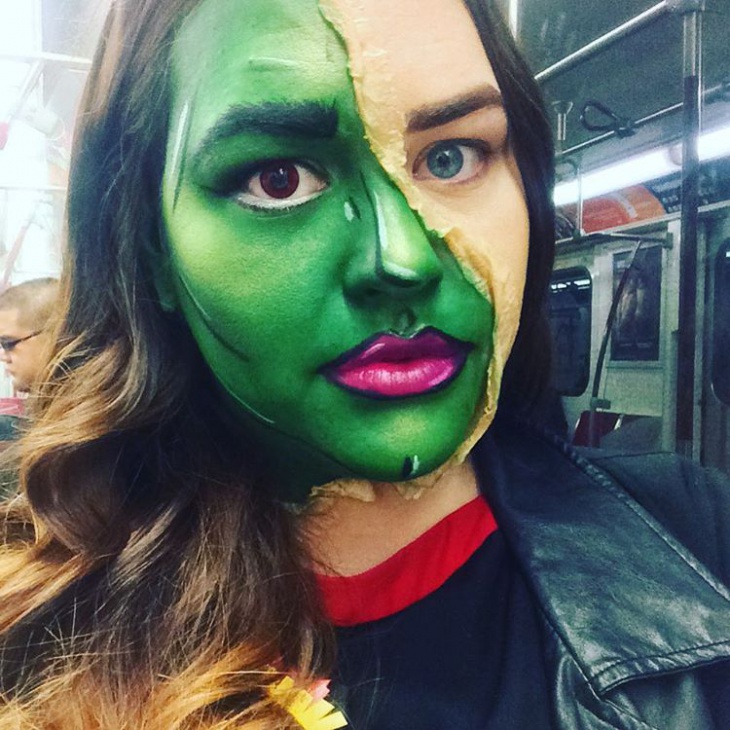 halloween hulk makeup