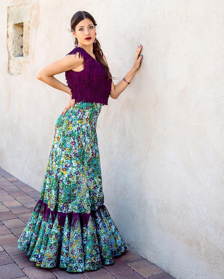 modern flamenco dress