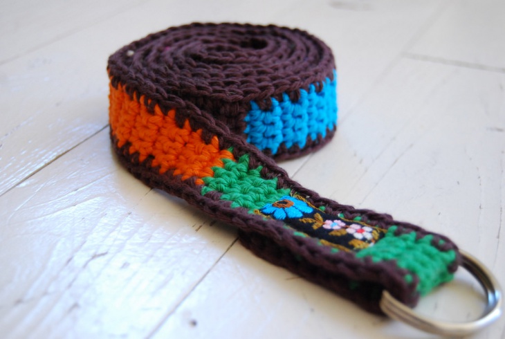 lovely crochet belt idea