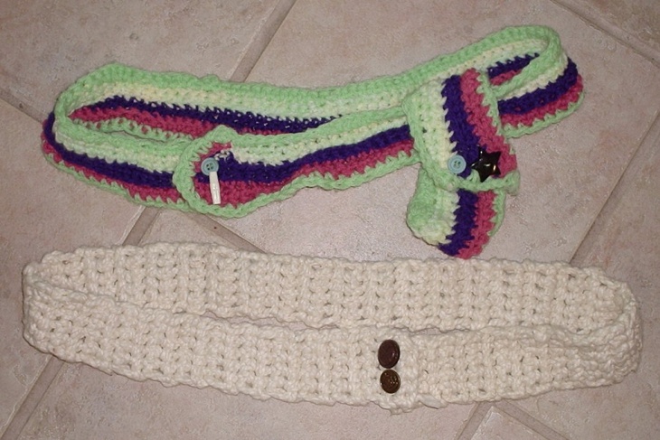 cute crochet belts