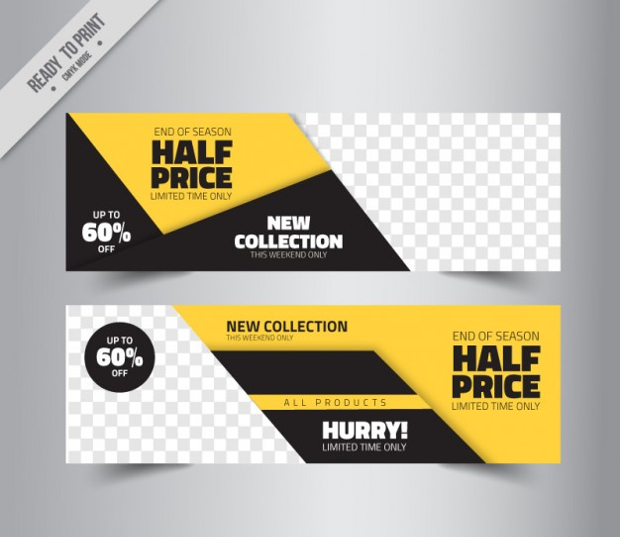 Abstract Sale Banner Templates