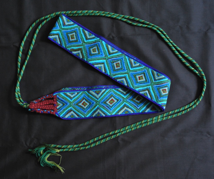 maya embroidered belt