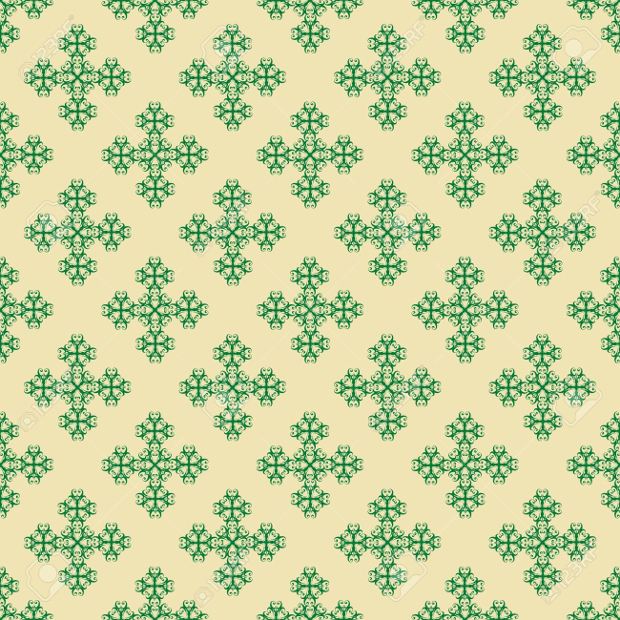 dark green cross seamless pattern