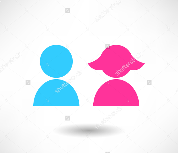 boy and girl icon
