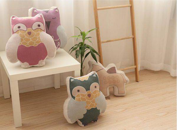 owl shaped cushions