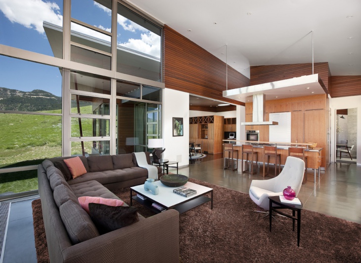 modern masculine living room