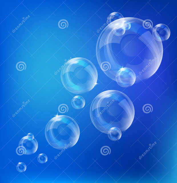 high resolution soap bubble vector