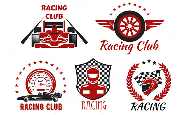racing club and motorsport icons