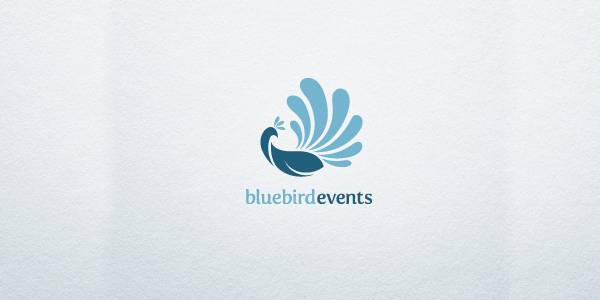 blue bird events logo