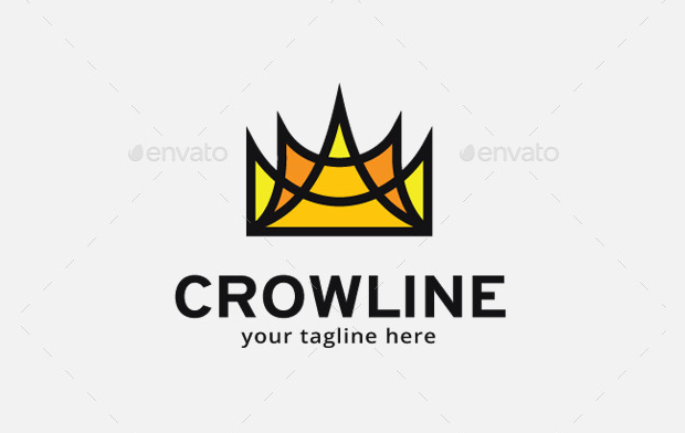 king crown style logo