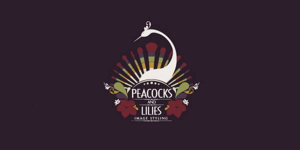 peacocks and lillies logo