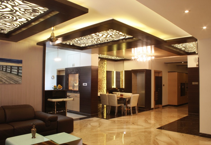 ceiling living fall designs false interior lounge modern lobby