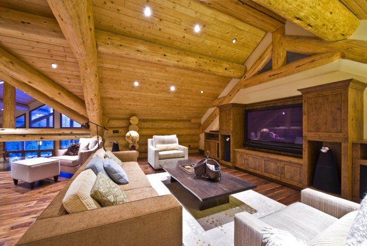 cabin living room lights