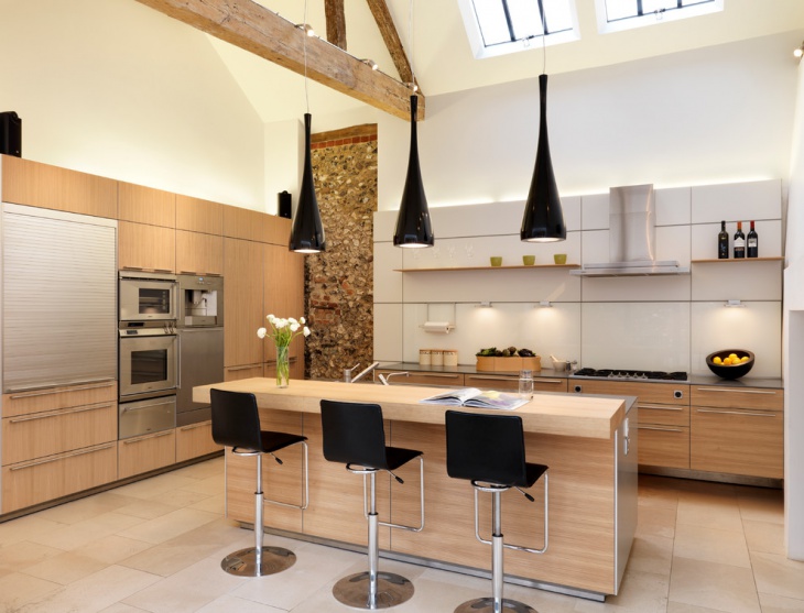 modern wooden kitchen design