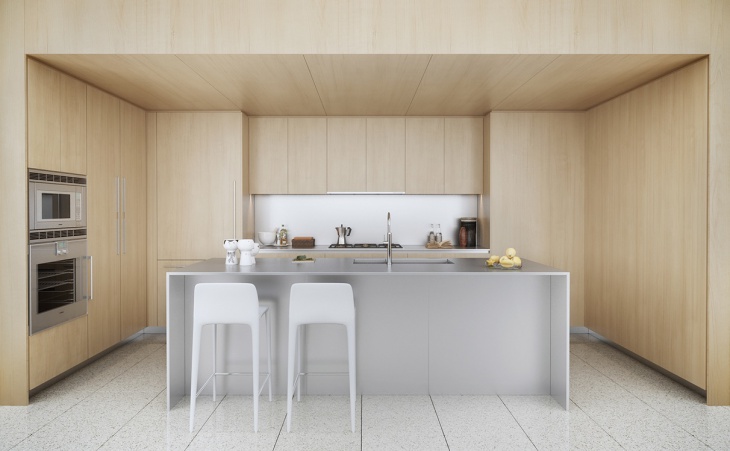 wooden kitchen cabinets design idea 