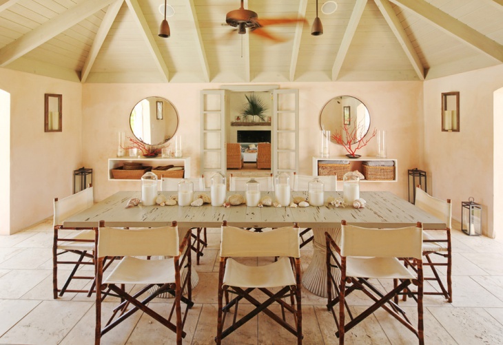 beach house dining room design 