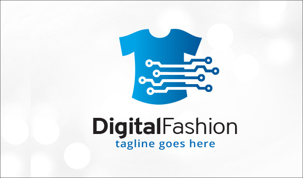 digital fashion logo template