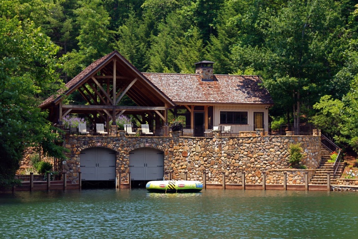 lake burton boat house