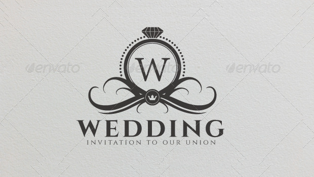 wedding logo vector