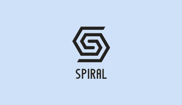 creative spiral logo design