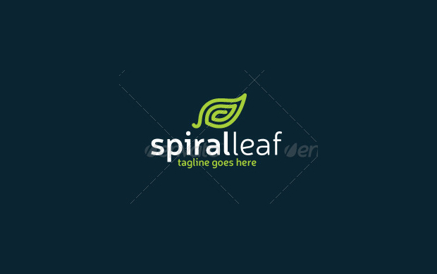 spiral leaf logo