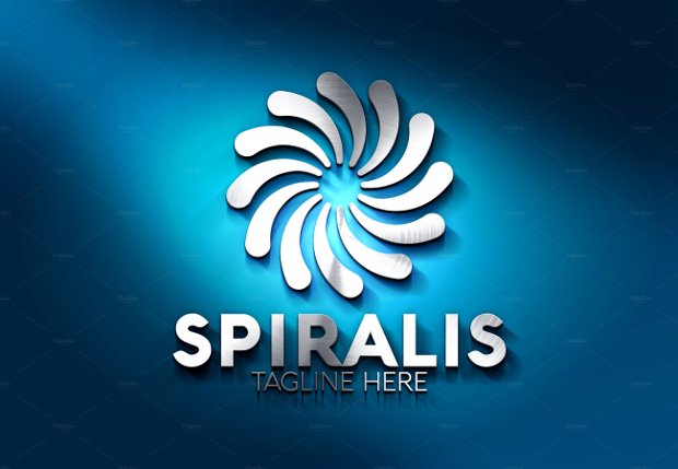inspirational spiral logo design