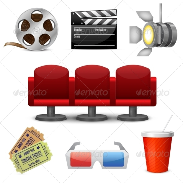 entertainment cinema icons
