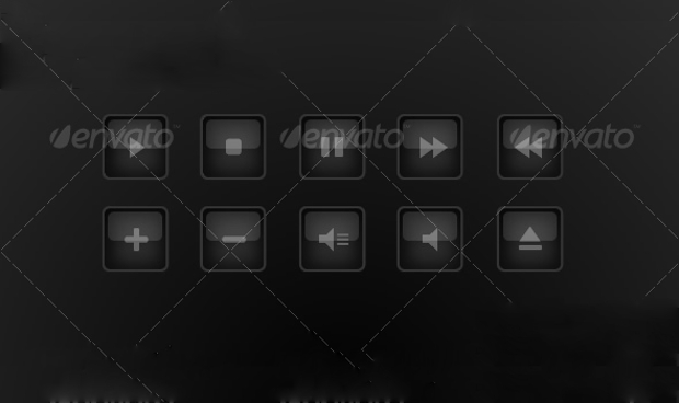 media player icons