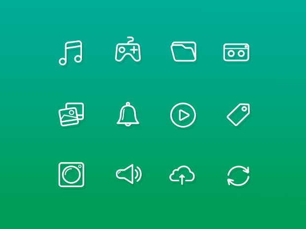 multimedia icon pack