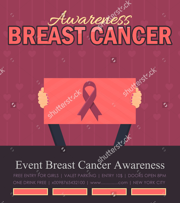 breast cancer awareness month flyer