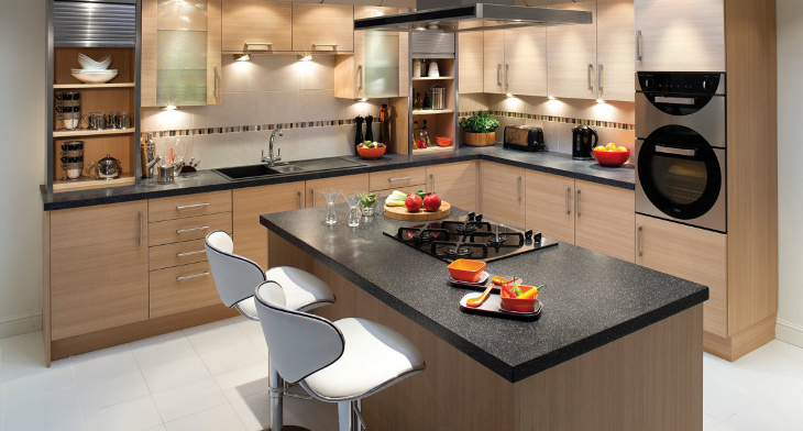 kitchen rectangular designs kitchens layout homerenoguru