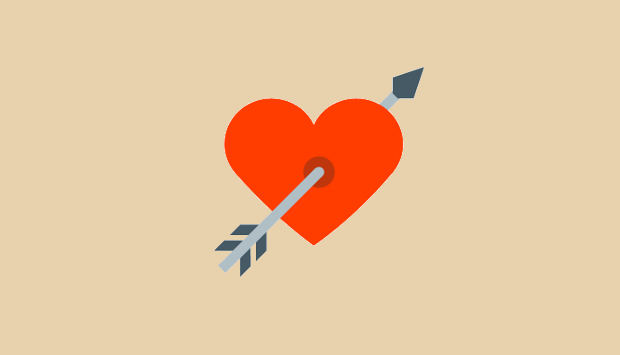 heart with arrow icon