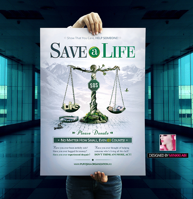 Save A Life Fundraising Flyer