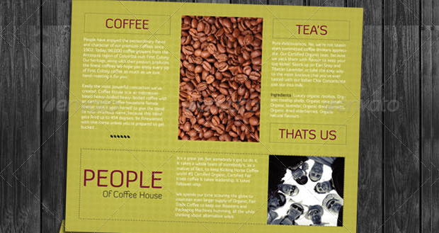 Business and Coffee Shop Brochure