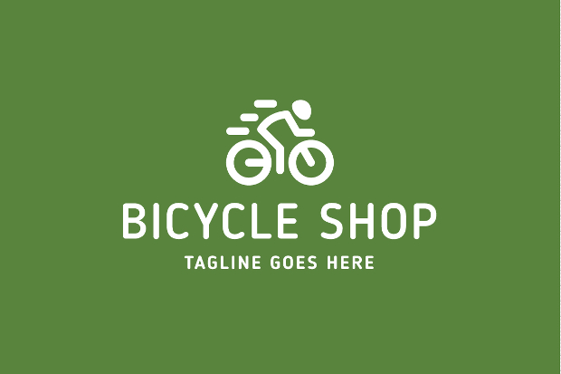 bicycle shop logo design