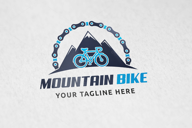 mountain bike bicycle logo