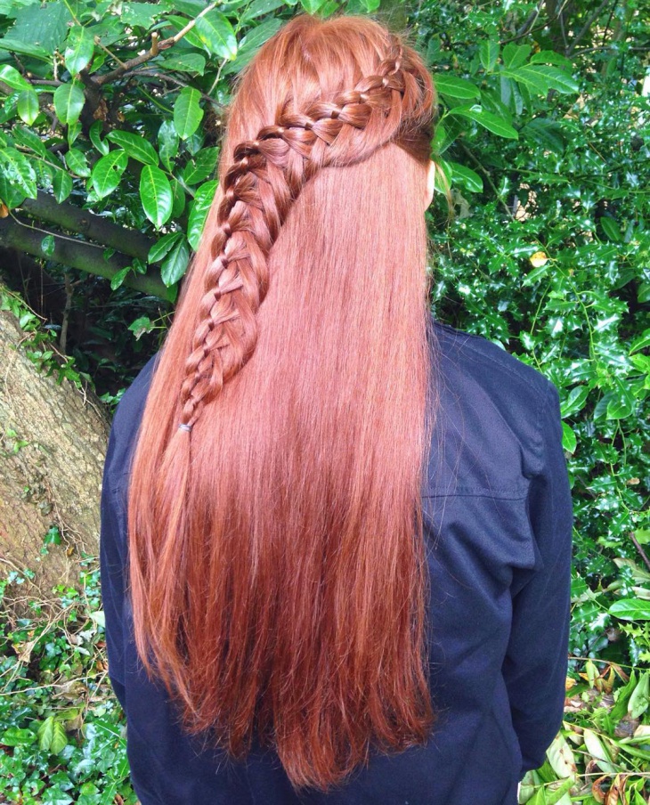 awesome loop braid hairstyle